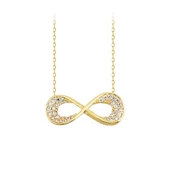 Altın Sonsuzluk Kolye 14K Gold - 1