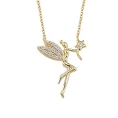 Altın Su Perisi Kolye 14K Gold - 1