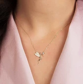 Altın Su Perisi Kolye 14K Gold - 2