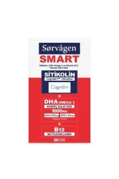 SORVAGEN Smart 30 Kapsül ( Sitikolin Dha Omega 3 Ve B12 İçeren Takviye Edici Gıda ) - 2