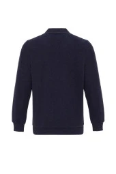 Polo Yaka Regular Kalıp Düz Triko - 7