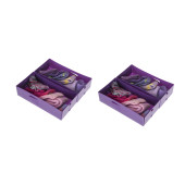 ÇEKMECE İÇİ DÜZENLEYİCİ SET,4 ADET KUTU MOR 30X15X7CM - 1