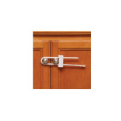 RAYLI ÇEKMECE DOLAP KİLİDİ ÇOCUK GÜVENLİK KORUMA KİLİT 2 ADET 22X4X0,4CM - 1
