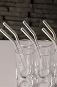 Cam Pipet 12 Adet ve Pipet Temizleme Fırçası, Cam bardak pipeti, Kalın Cam Pipet - 5