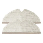 srfn ticaret Roborock S5-S50-S55-S6-S6 Pure-S5 Max Aksesuar Seti: 2 Adet Tam Yüzeyli Fiber Mop Bezi - 1 Adet Hepa Filtre thumbnail 2