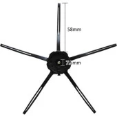 srfn ticaret Xiaomi Roborock S6 Pure Robot Süpürge 5 Kollu Fırça (2 Adet Siyah) thumbnail 2