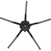 srfn ticaret Xiaomi Roborock S5 Max Robot Süpürge 5 Kollu Fırça (2 Adet Siyah) thumbnail 3