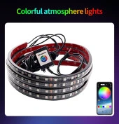 Araç Altı Aydınlatma için Gündüz Ledi 15 Renkli Animasyonlu 90X120 Cm 12V-12W / Laam538-16 thumbnail 2