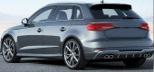 Audi S3 Uyumlu 2017+ Hatchback Difüzör Egzoz Seti - 2