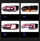 Volkswagen Jetta Uyumlu 2012-2015 Smoke LED Stop - 1