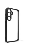 Galaxy S24 Kılıf New Roll Kenar ve Kamera Koruyucusu Renkli Şeffaf Kılıf thumbnail 6