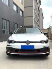 Volkswagen Golf Uyumlu 8 2021+ Sis Kaşı - Piano Black - 2