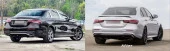 Mercedes W213 Uyumlu E Serisi 2021+ E63 Difüzör Ve Siyah Egzoz Seti (Amg Sedan) - 2