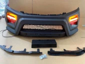 Navara Np300 Uyumlu 2015+ Custom Ön Tampon & Panjur - 4