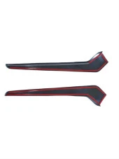 2022 Civic Uyumlu Vites Kenar Kaplama 2 Parça - Karbon thumbnail 2