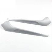 2022 Civic Uyumlu Vites Kenar Kaplama 2 Parça - Silver thumbnail 1