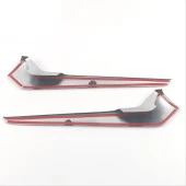 2022 Civic Uyumlu Vites Kenar Kaplama 2 Parça - Silver thumbnail 2