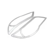 Volkswagen Tiguan 2008-2010 Far Çerçevesi ABS Krom 2 Parça thumbnail 1