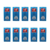 TM Temsan Beyaz Ventilli FFP2 NR Toz İş Güvenlik Sanayi Boya Konik Maske - 20 Adetlik 10 Paket - 1