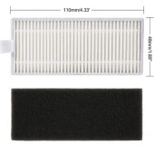 srfn ticaret Anker Uyumlu Eufy Robovac 11S 30 30C 15C 15T 12 25C 35C Robot Süpürge Hepa Filtre 2 Adet thumbnail 3