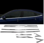 Honda Civic 2016 Sonrası Cam Çıtası Krom - 1