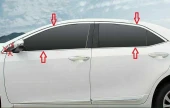 Toyota Corolla 2013 2018 Cam Çıtası Krom - 1