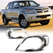 Toyota Hilux Vigo 2005 2011 Ön Far Kaplama ABS Krom - 1