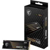 MSI  SSD SPATIUM M480 PRO PCIe 4.0 NVMe M.2 1TB R:7400 W:6000 - 1