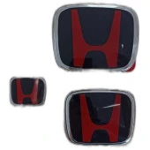 Honda Civic Uyumlu Fb7 Logo Seti Smoke - 1