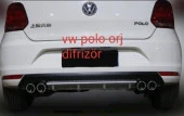 Volkswagen Polo Arka Difüzör ABS Plastik 2009-2014 - 1
