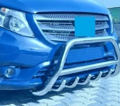 Volkswagen Transporter T6 2010-2014 Ön Koruma Demiri Paslanmaz Çelik Krom - 2