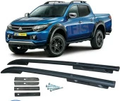 Mitsubishi L200 Tavan Çıtası 2015- Oem Style Black Siyah - 3