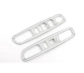 Jeep Renegade İç Cam Açma Çerçevesi Aksesuar 4 Parça Set Silver thumbnail 2