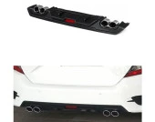 Honda Civic Fc5 Turbo Difüzör 2017 Arka Tampon Eki Siyah - 1