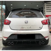 Seat İbiza Difüzör 6J Plastik Piano Black 4 Çıkış Egzoz - 1