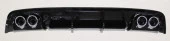 Seat İbiza Difüzör 6J Plastik Piano Black 4 Çıkış Egzoz - 2