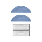 Srfn Ticaret Roborock S7 MaxV Plus Uyumlu Mop Bezi ve Hepa Filtre - 4 Parça thumbnail 1