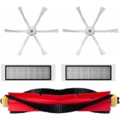 Srfn Ticaret Xiaomi Roborock S50 S51 S55 Yeni Nesil 6 Kollu Yan Fırça Seti - 5 Parça thumbnail 1