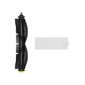 srfn ticaret 360 Vacuum Mop Cleaner S10 Uyumlu 1xAna Fırça 1xHepa Filtre Yedek Parça Seti thumbnail 1