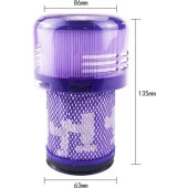 srfn ticaret Dyson V12 Detect Uyumlu Hepa Filtre - 1 Adet thumbnail 2