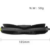 srfn ticaret 360 Vacuum Mop Cleaner S10 Uyumlu 1xAna Fırça 1xHepa Filtre Yedek Parça Seti thumbnail 2