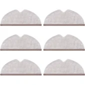 srfn ticaret Mop Bezi Yedek Aksesuarlar Xiaomi Roborock Q7 Max / Max + / T8 Uyumlu Robot Süpürge Yedek Parçaları - 6 Adet thumbnail 1