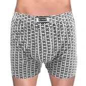 6"Lı Paket Seher 0007  Pamuk Düğmeli Erkek Boxer - 2