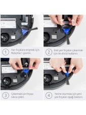 Anker Eufy RoboVac 11S - 35C Yan Fırça Seti 4 adet (Anker Türkiye Garantili) thumbnail 2