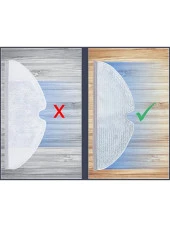 Roborock S50 S55 Uyumlu 10LU Mop Fiber Bezi thumbnail 2