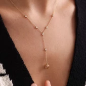 Özel Tasarım Altın Kolye - 2