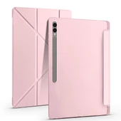 Samsung Galaxy Tab S10/S9/S8 Ultra 14.6inç Kılıf Kalem Bölmeli Trifolding Case X900-10-20 thumbnail 12