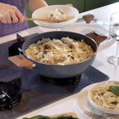 Schafer Fiesta Seramik Basık Tencere 24 Cm-Siyah - 4