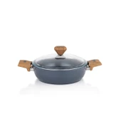 Schafer Fiesta Seramik Basık Tencere 24 Cm-Siyah - 5