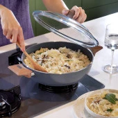 Schafer Fiesta Seramik Basık Tencere 28 Cm-Siyah - 8